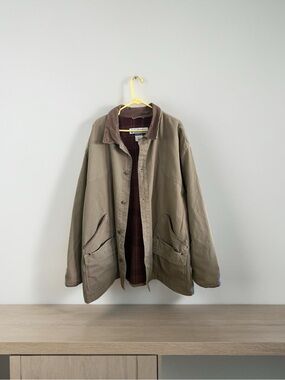 Columbia River Lodge Beige Men's 2xl Fully Lined Field/barn Coat